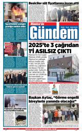 MANİSA'DA GÜNDEM