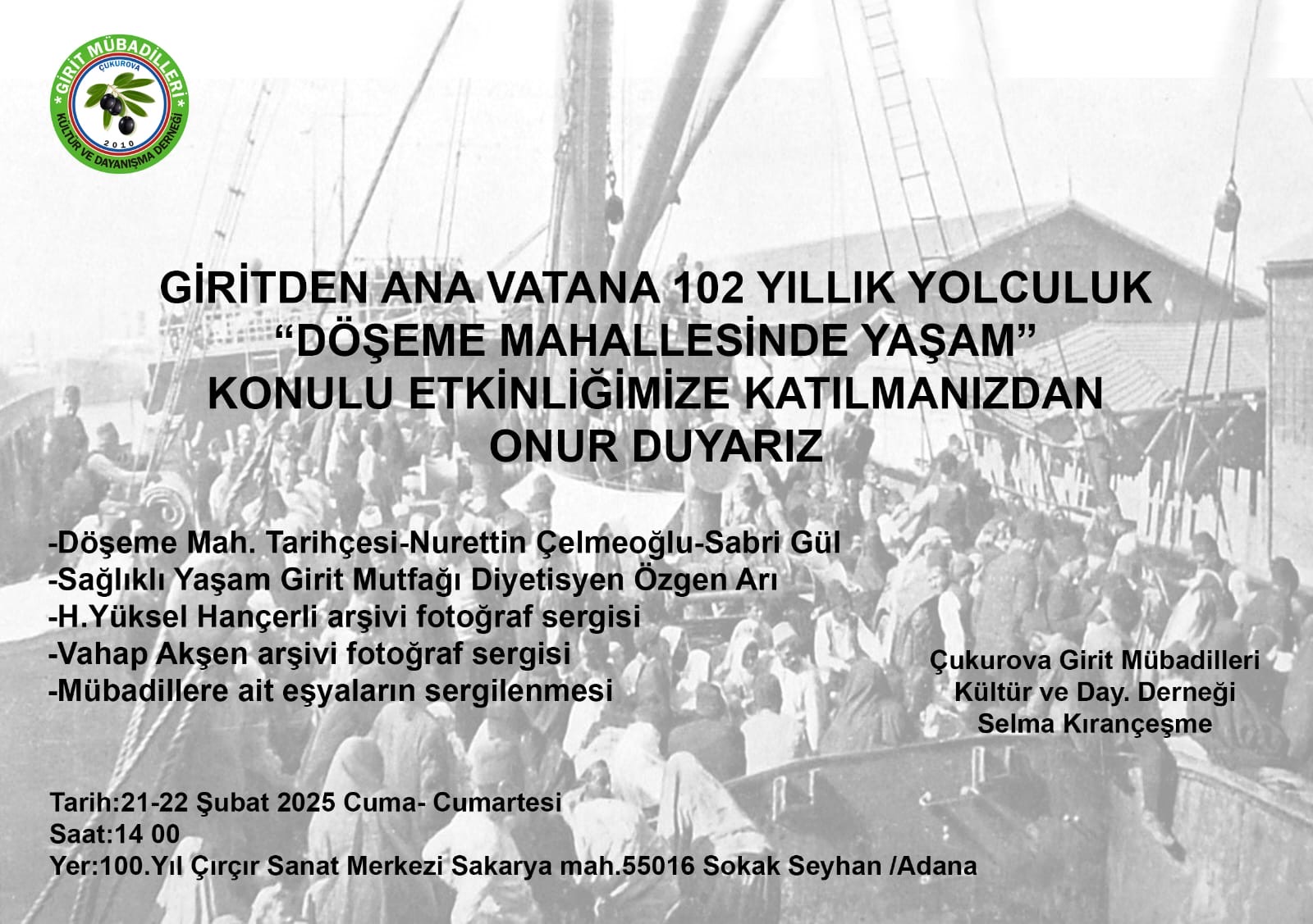 Girit’ten anavatana 102 yıllık yolculuk