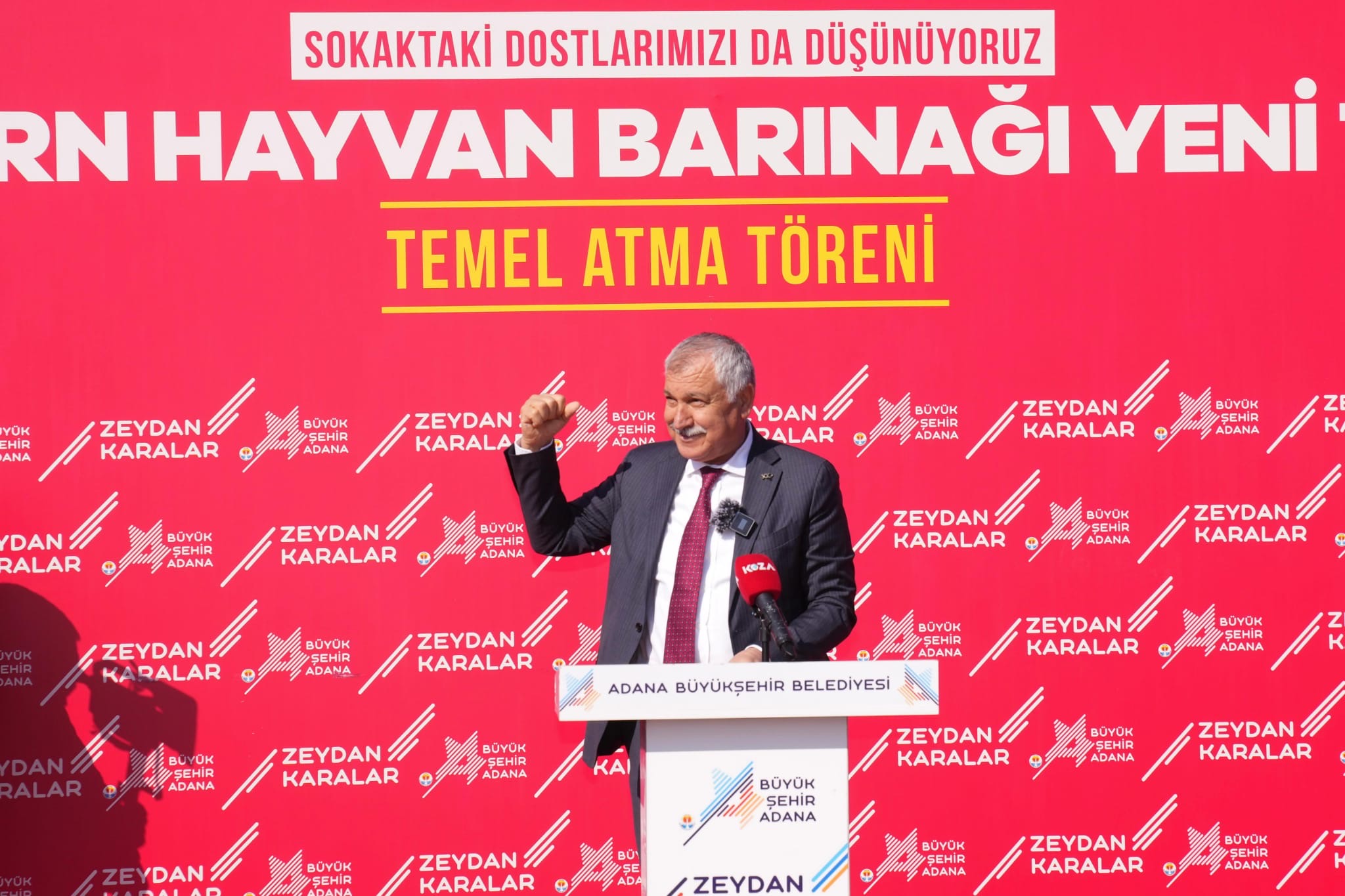 Adana Büyükşehir Belediyesi Modern Hayvan Barınağı Ek Yeni Tesis’in temeli atıldı