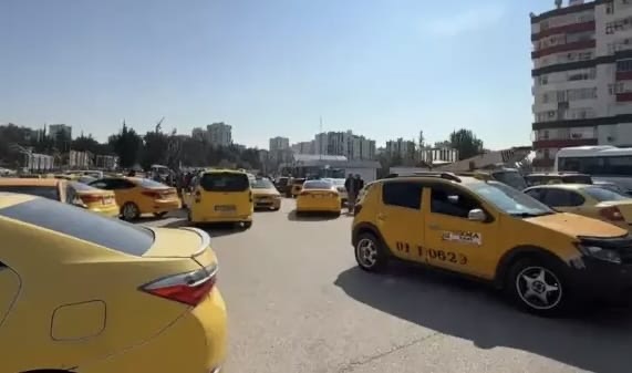 Taksiciler Havamaş’ı Protesto Etti