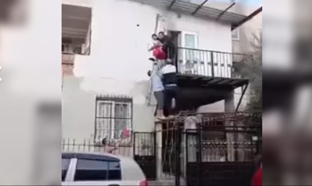 Komşusu Alevlerden Böyle Kurtardı