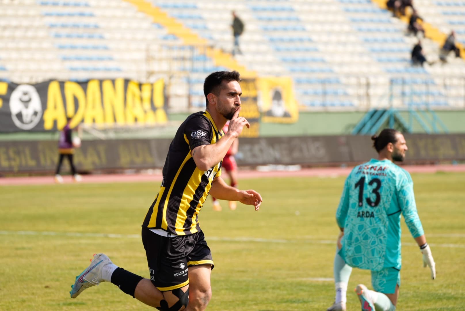 Adana 01 Futbol Kulübü hedefe ilerliyor 1-0