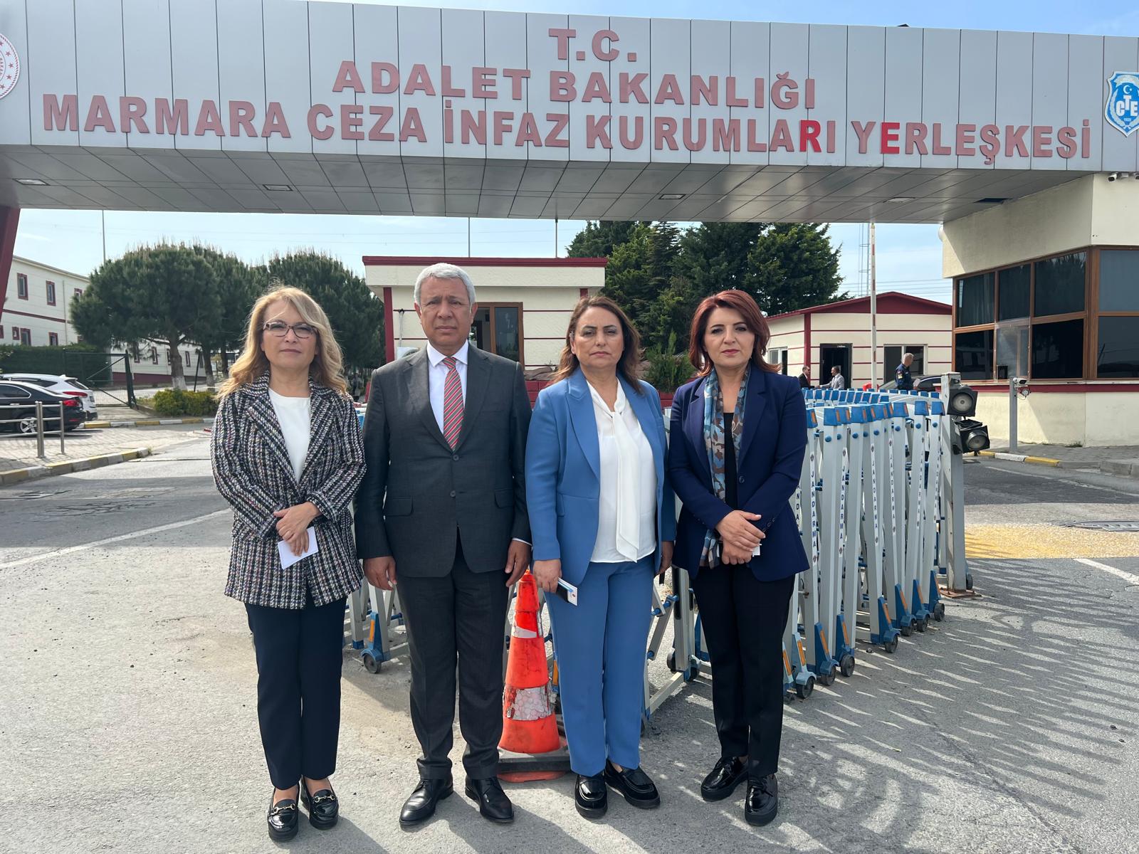 Milletvekilleri Şevkin ve Sümer, Ekrem İmamoğlu ile Silivri’de görüştü