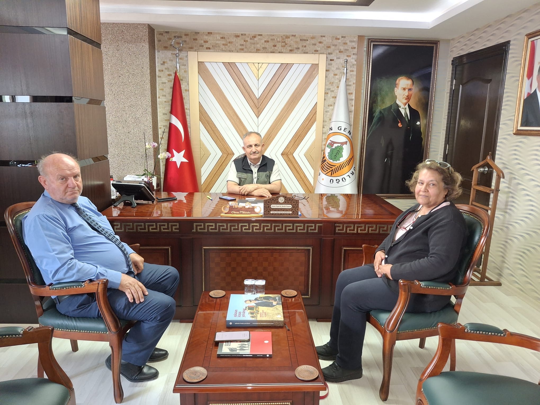 Esendemir’den Orman Bölge Müdürü Tahsin Etli’ye nezaket ziyareti