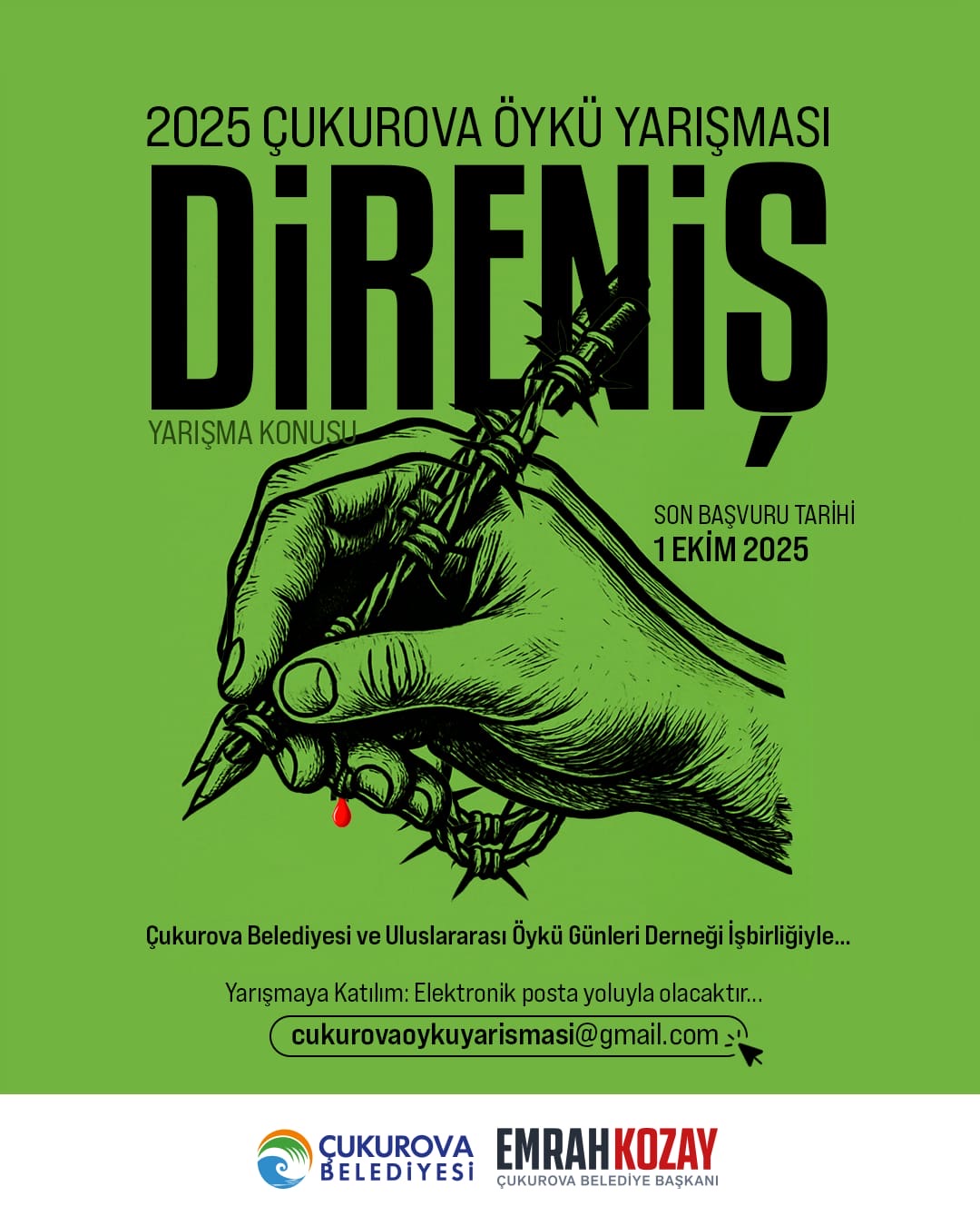 2025 Çukurova Öykü Ödülü Yarışması’na başvurular başladı