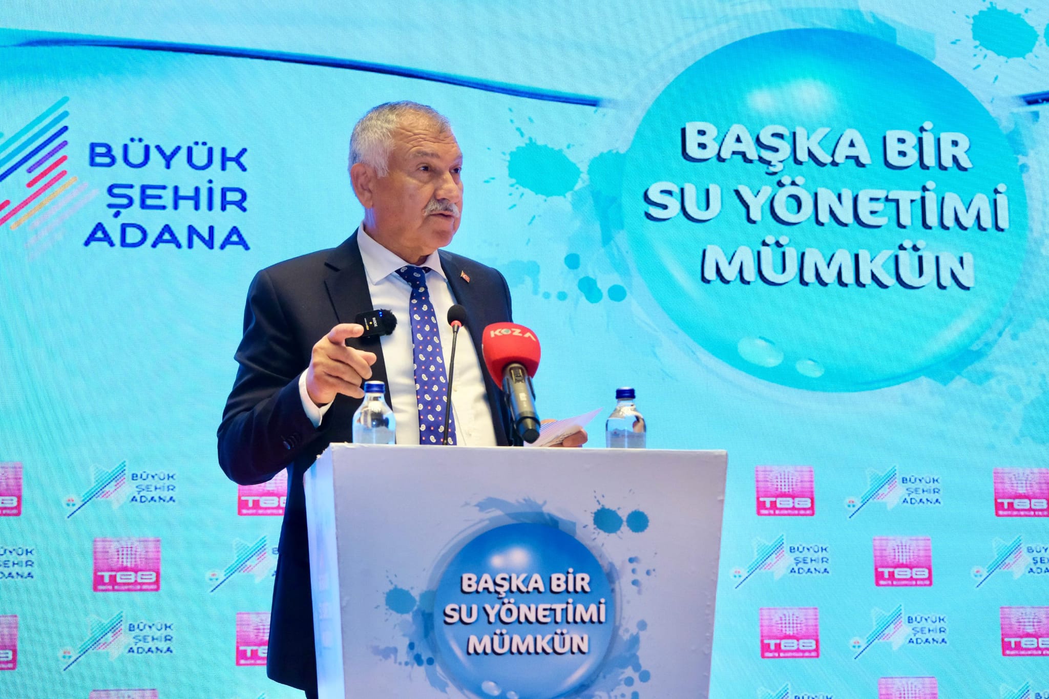 Başkan Zeydan Karalar, “Madem ki su kaynaklarını artıramıyoruz, mevcut suyu doğru kullanıp, israfı önlemeliyiz.”