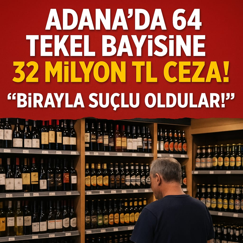 Adana’da 64 Tekel Bayisine 32 Milyon TL Ceza!