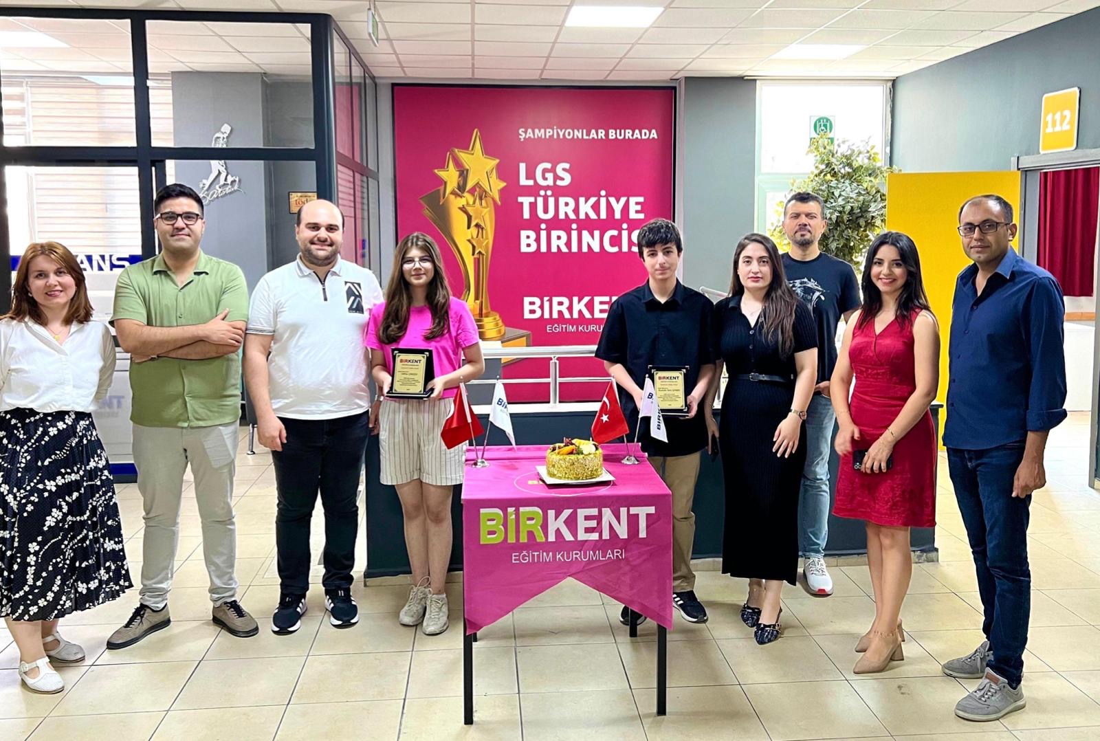 LGS’de şampiyonlar  Birkent VIP’ten çıktı