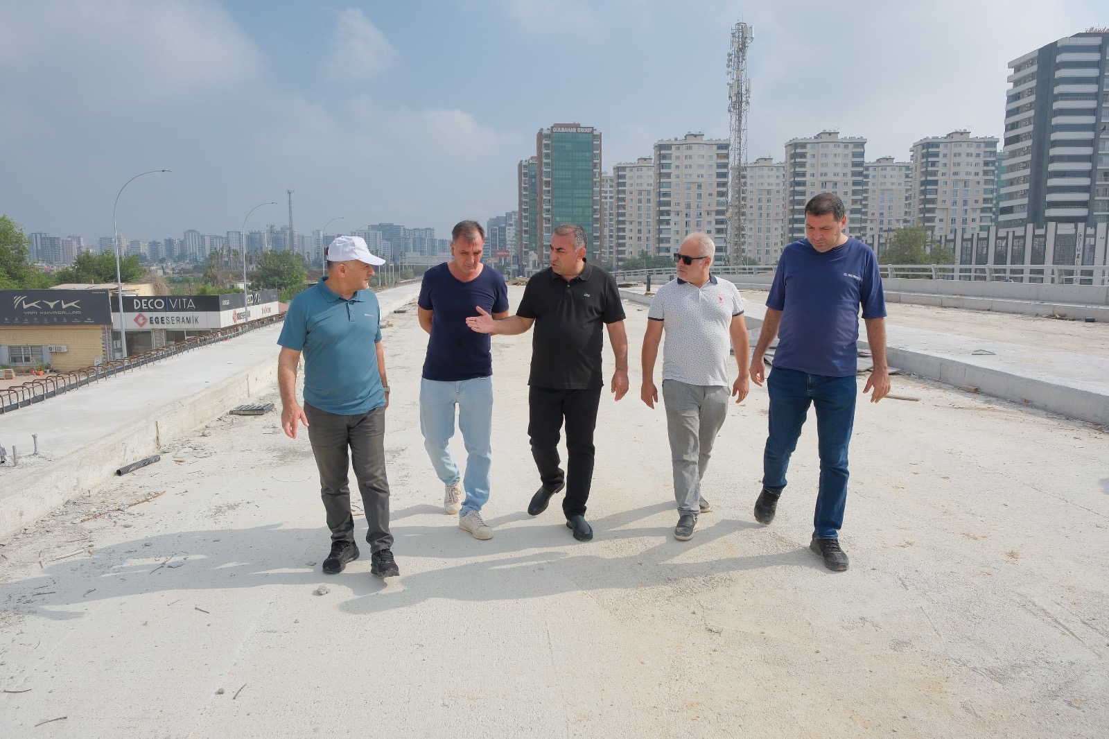 Güngör Geçer, Öğretmenler Bulvarı Otoban Bağlantısı Köprülü Kavşağı çalışmalarını denetledi