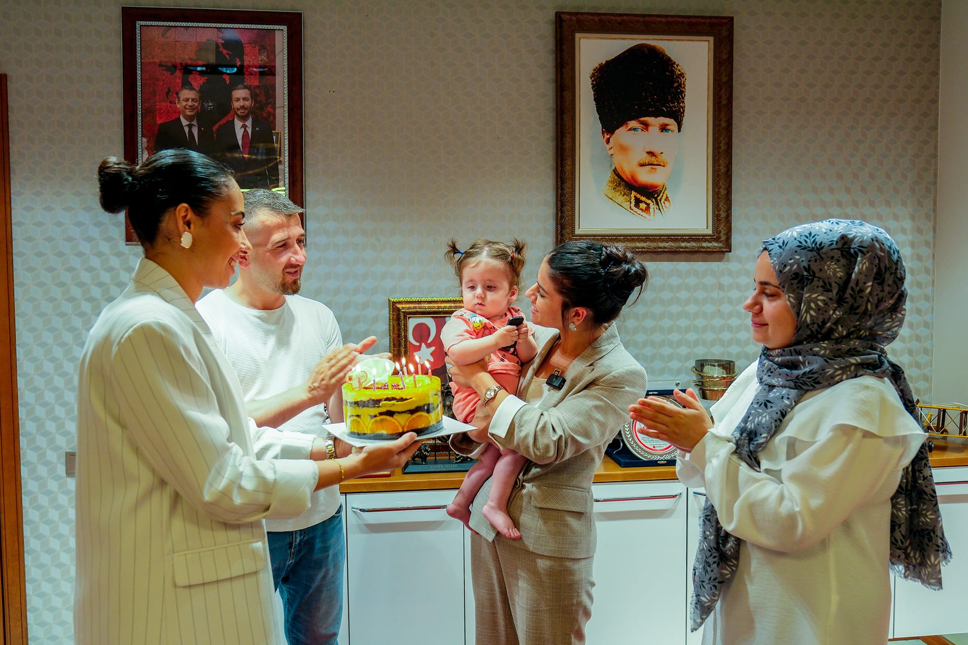 SMA Hastası İkranur’a Sevil Başkan’dan Doğum Günü Sürprizi