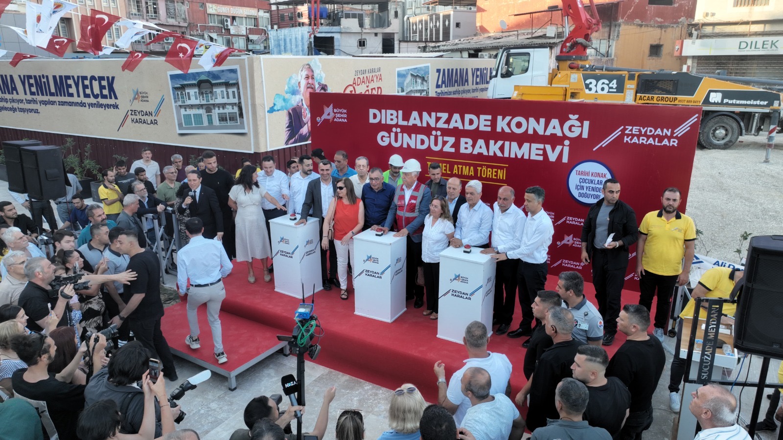 Dıblanzade Konağı Gündüz Bakımevi’nin temeli atıldı