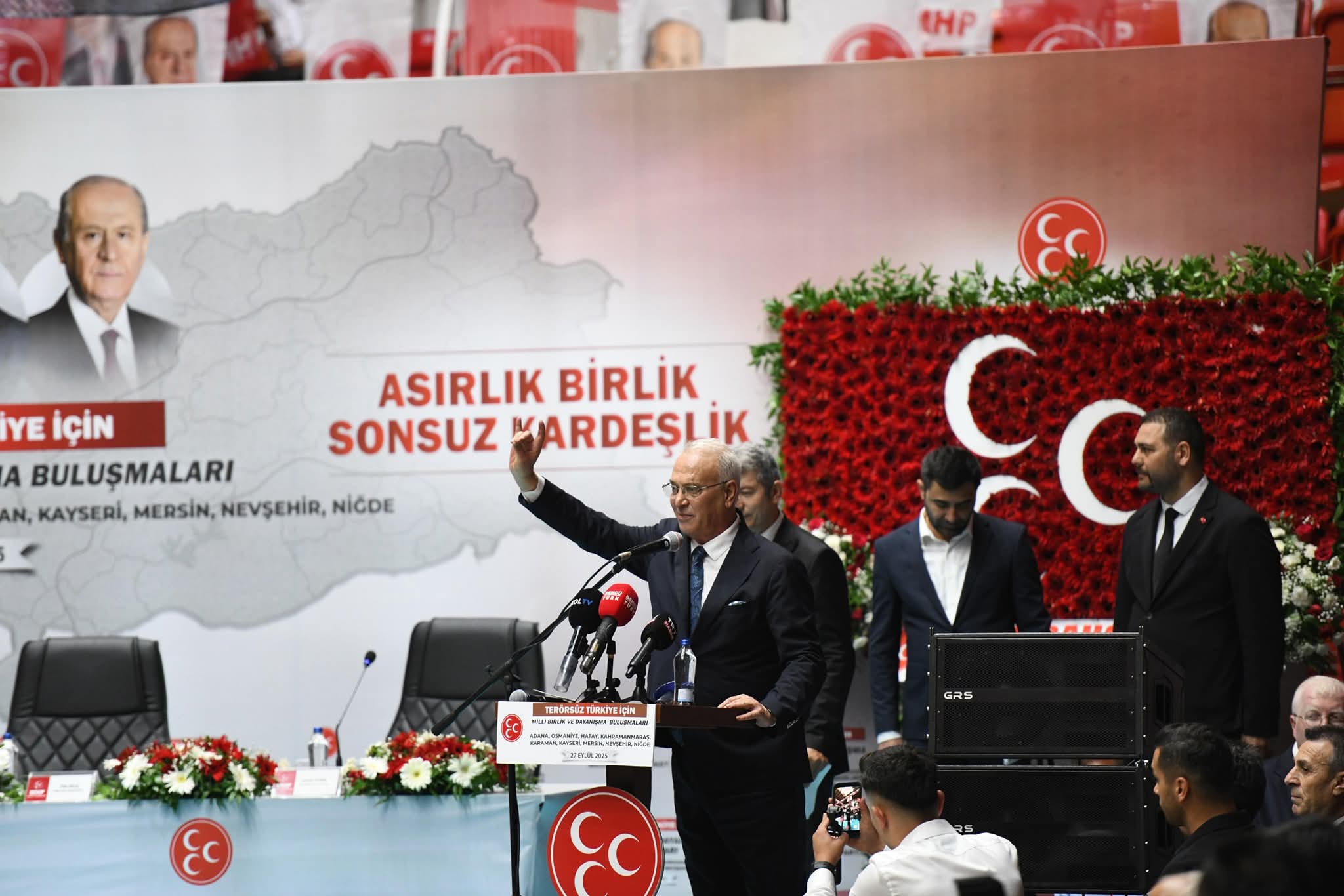 MHP Adana İl Başkanı Yusuf Kanlı: “Bu buluşma milletimizin kaderine sahip çıkma iradesidir”
