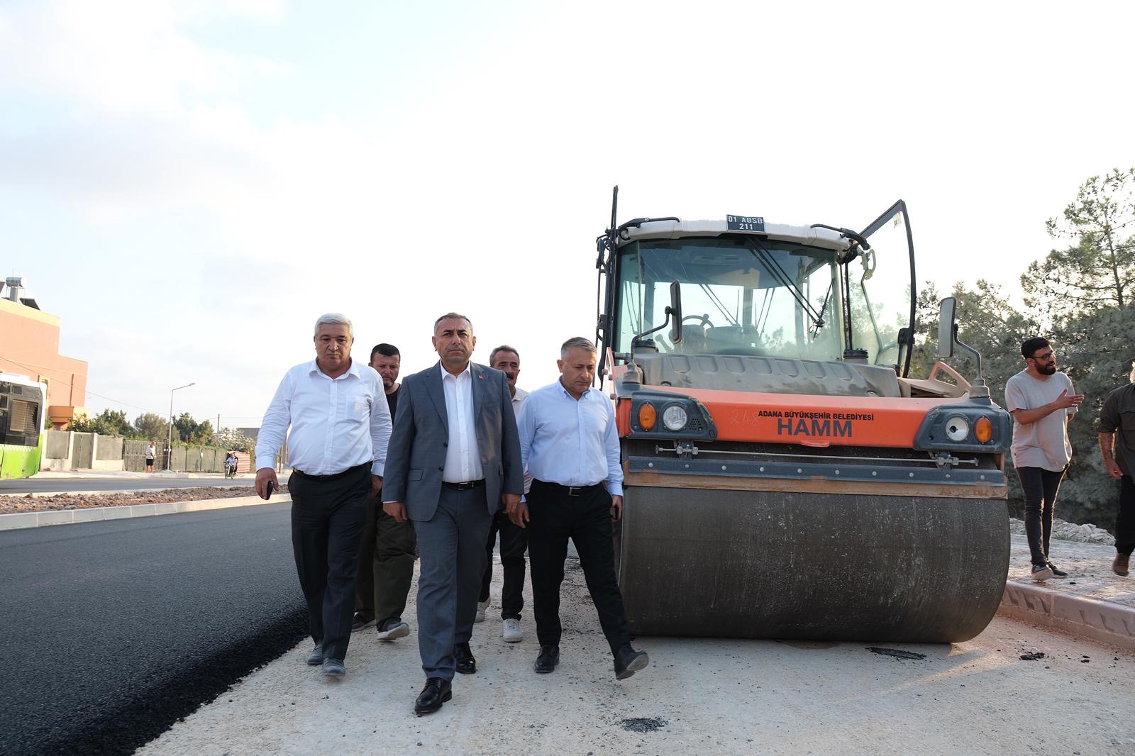 Daha güvenli ve çağdaş ulaşım için asfalt çalışmaları sürüyor