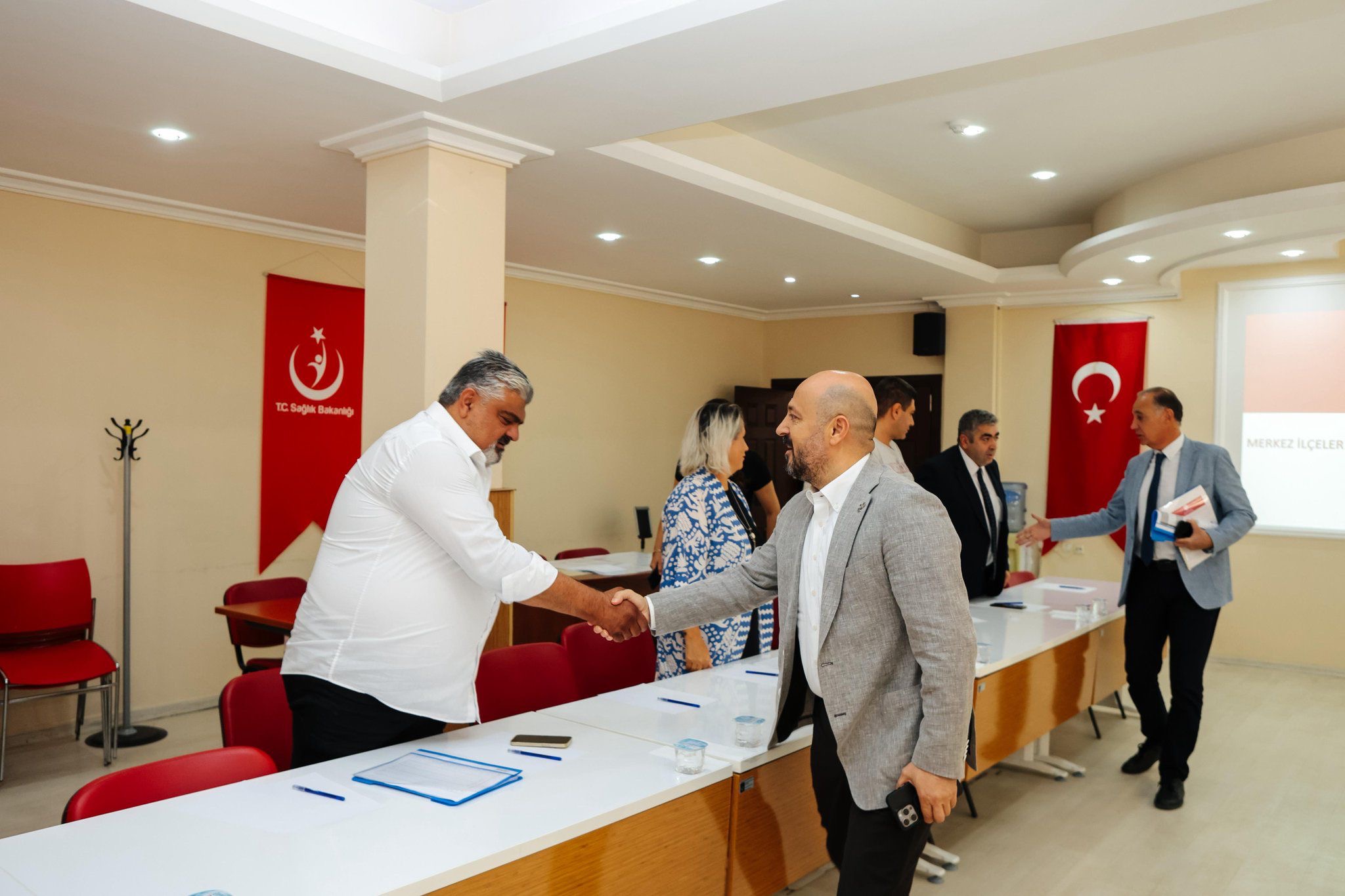 Nacar, ilçelerdeki sağlık hizmetlerini değerlendirdi