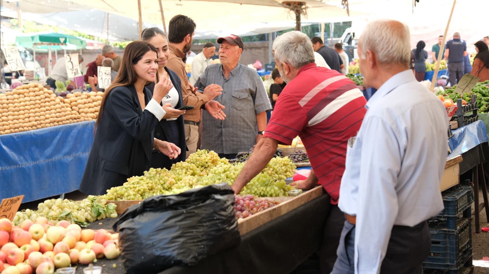 Başkan Vekili Sevil Aydar Yıldız’dan Pazar Esnafına Ziyaret