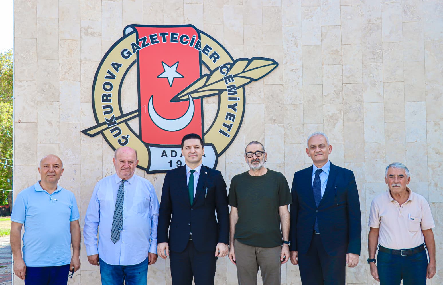 Adana Baro Başkanı Av.Volkan Böke  Çukurova Gazeteciler Cemiyeti’ni ziyaret etti