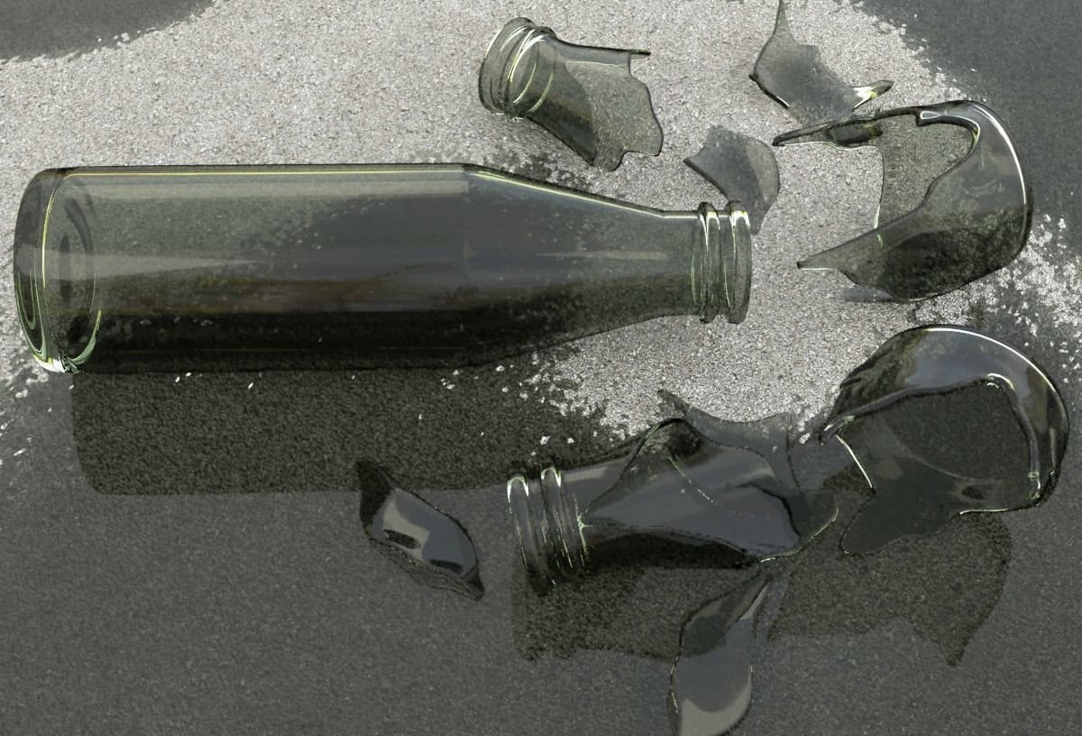 Darpta Kullanılan Şişe Silah Sayıldı