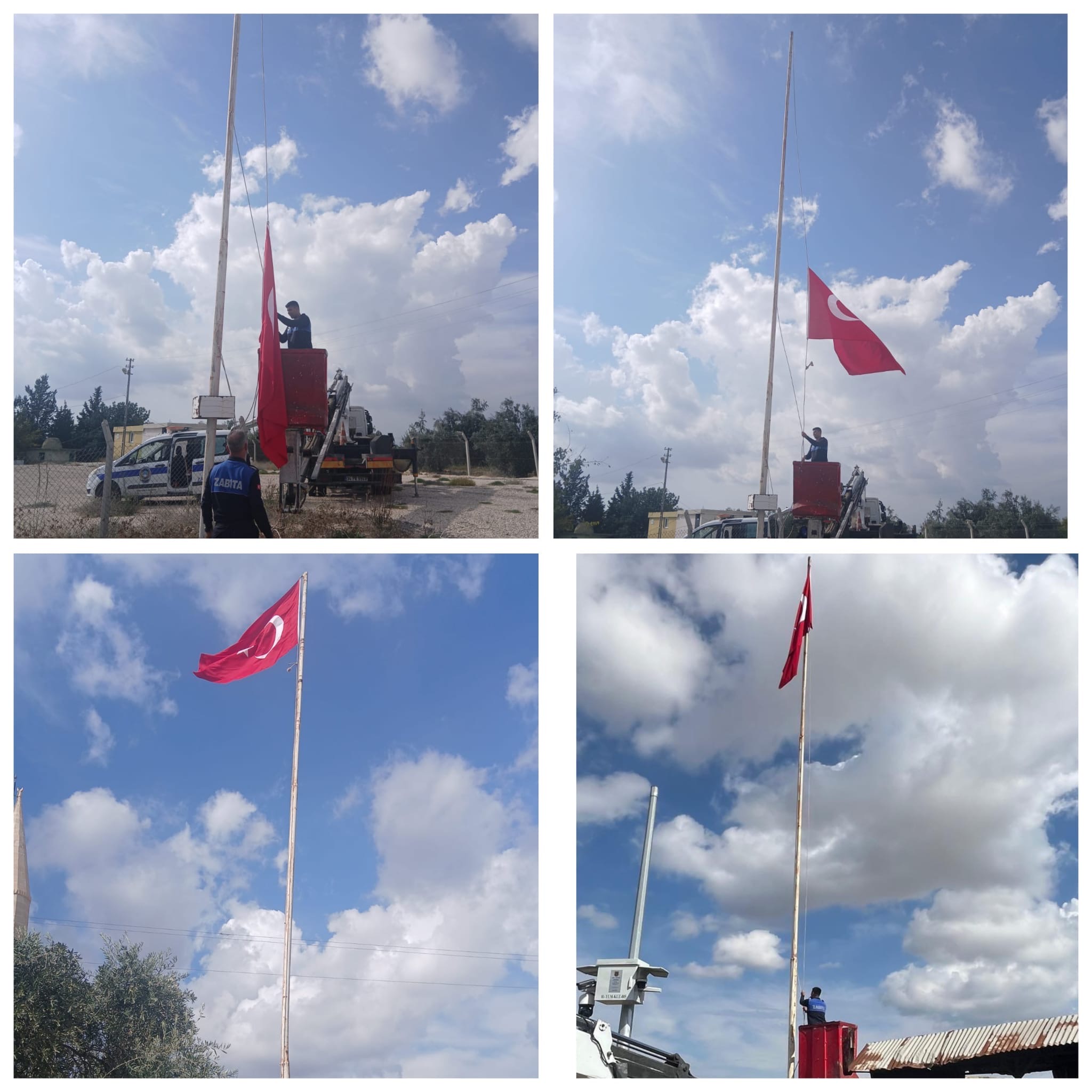 Yumurtalık’ta ‘Bayrak’ coşkusu…