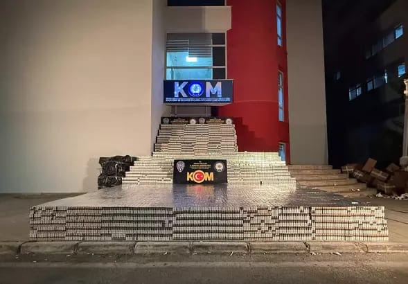 105 Bin Paket Taklit Sigara Ele Geçti