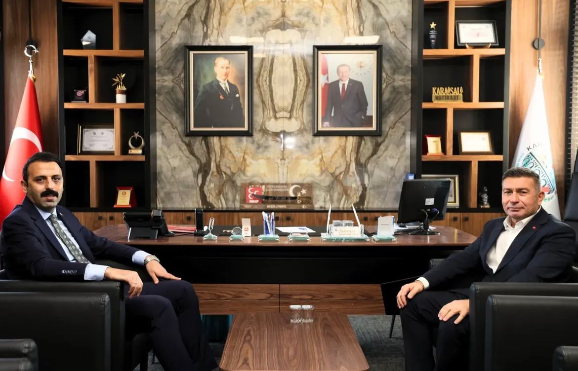 Başkan Bekir Şimşek, Kaymakam Hüseyin Bozoğlan ile İlçe Çalışmalarını Değerlendirdi