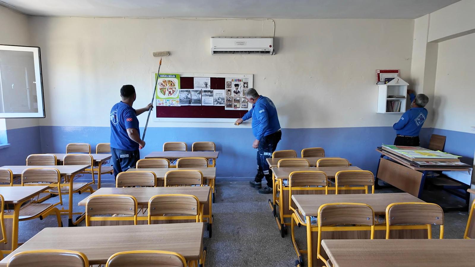 SARIÇAM BELEDİYESİ’NDEN EĞİTİME DESTEK: OKULLARIN FİZİKİ ŞARTLARI GÜÇLENDİRİLİYOR