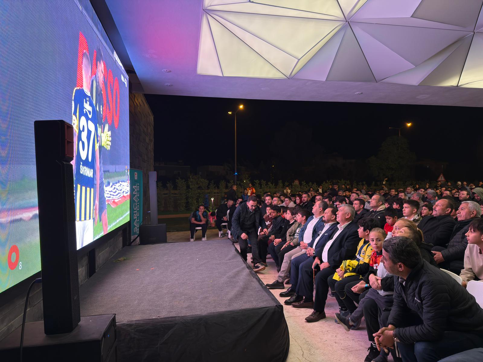 SARIÇAM’DA DERBİ COŞKUSU BAŞKAN ULUDAĞ’LA ZİRVEYE ÇIKTI