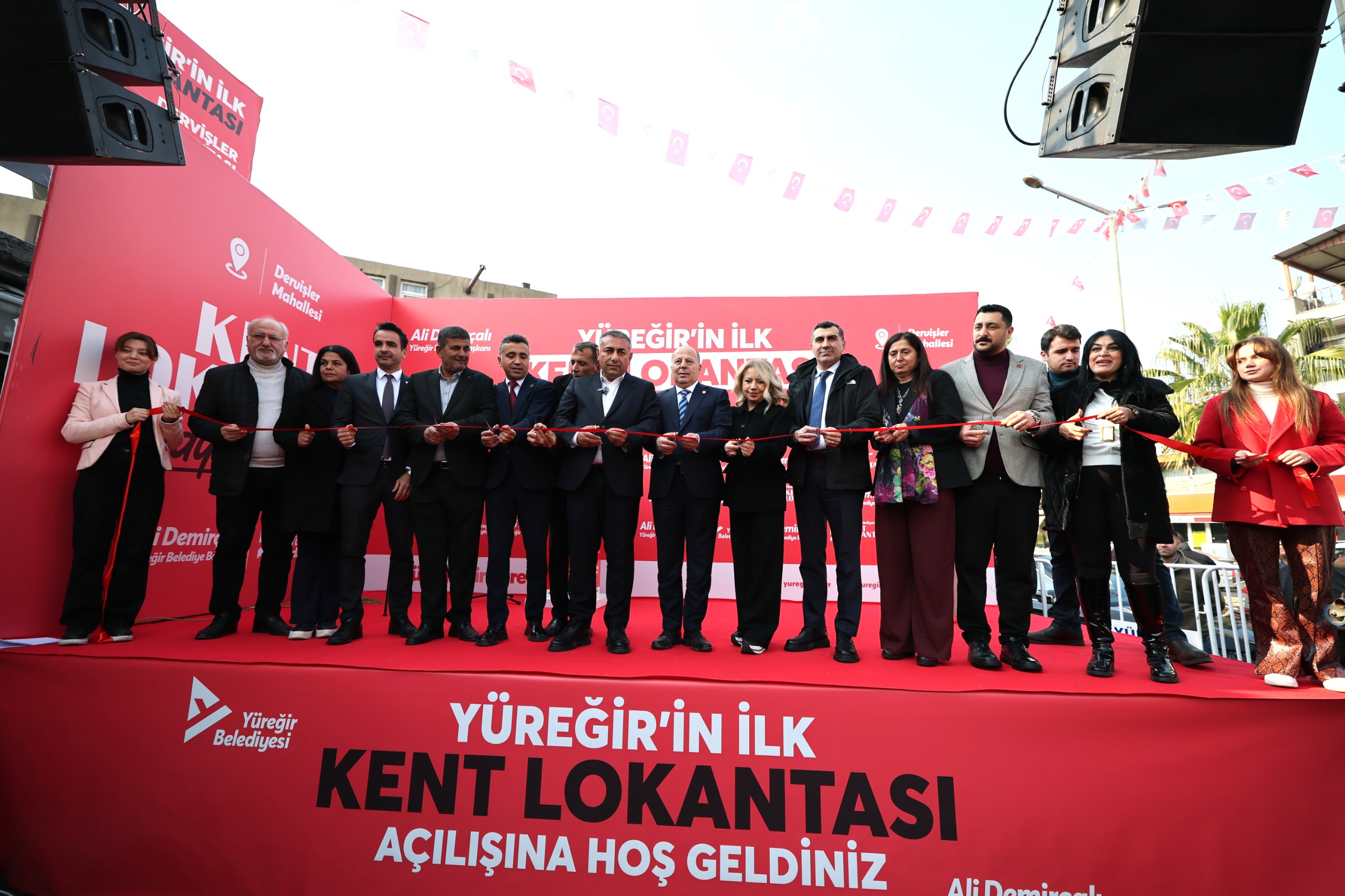 YÜREĞİR’İN İLK KENT LOKANTASI DERVİŞLER’DE AÇILDI