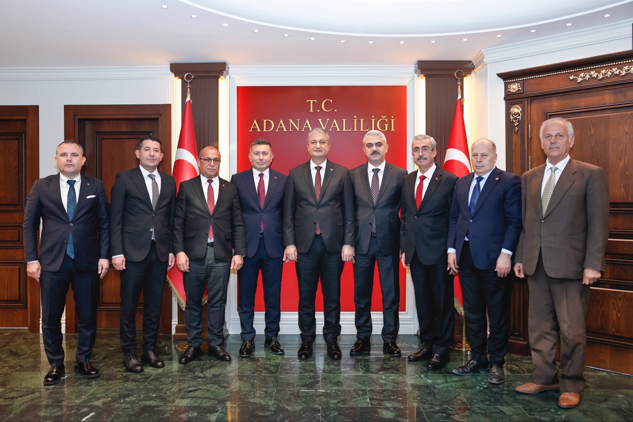 Belediye başkanlarından Vali Mustafa Yavuz’a hayırlı olsun ziyareti