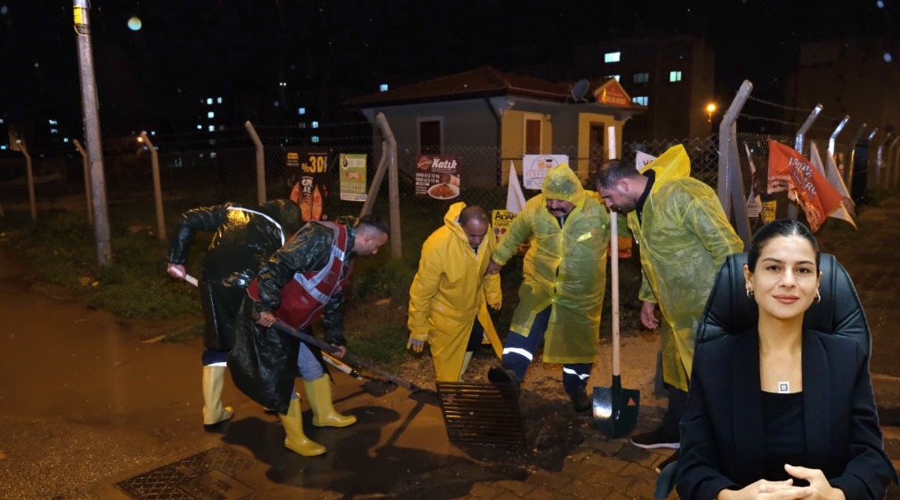 Ceyhan Belediyesi 40 Araç, 200 Personelle Sağanak Yağışa Karşı Seferber Oldu