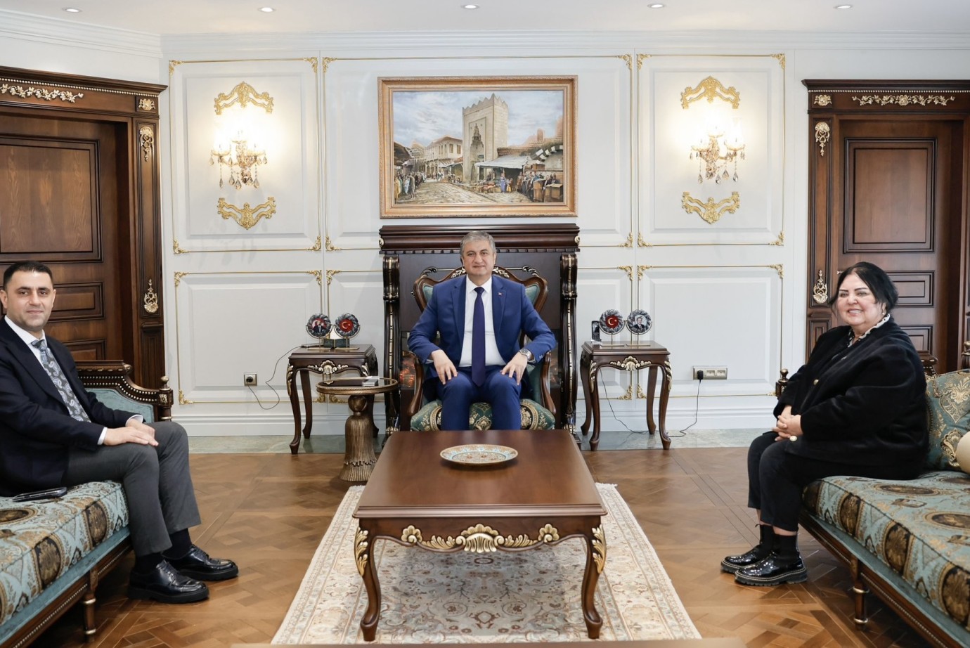 Kozay ve Akkan Adana Valiliği’nde