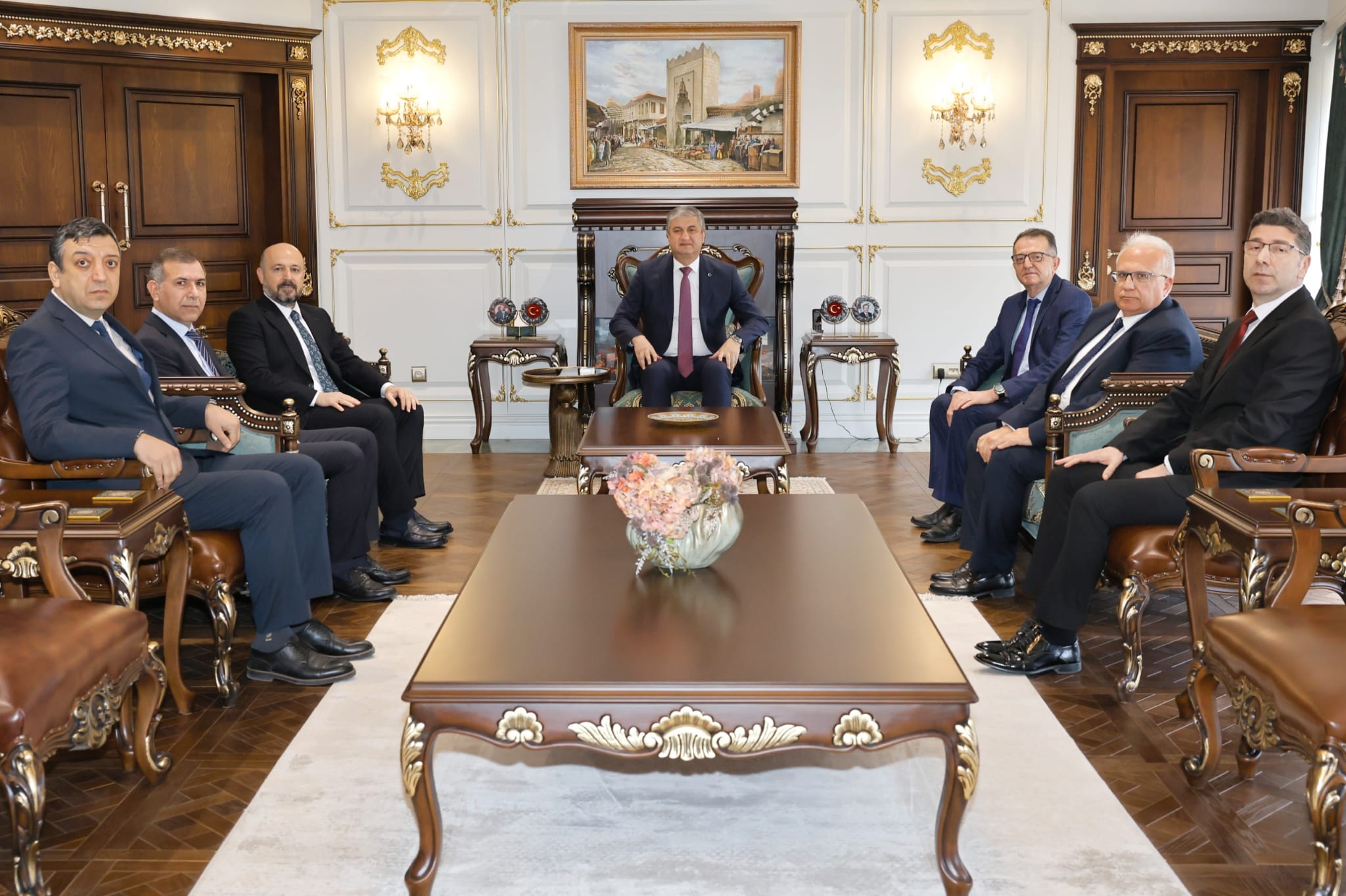 VALİ SAYIN MUSTAFA YAVUZ’A 14 MART TIP BAYRAMI ZİYARETİ