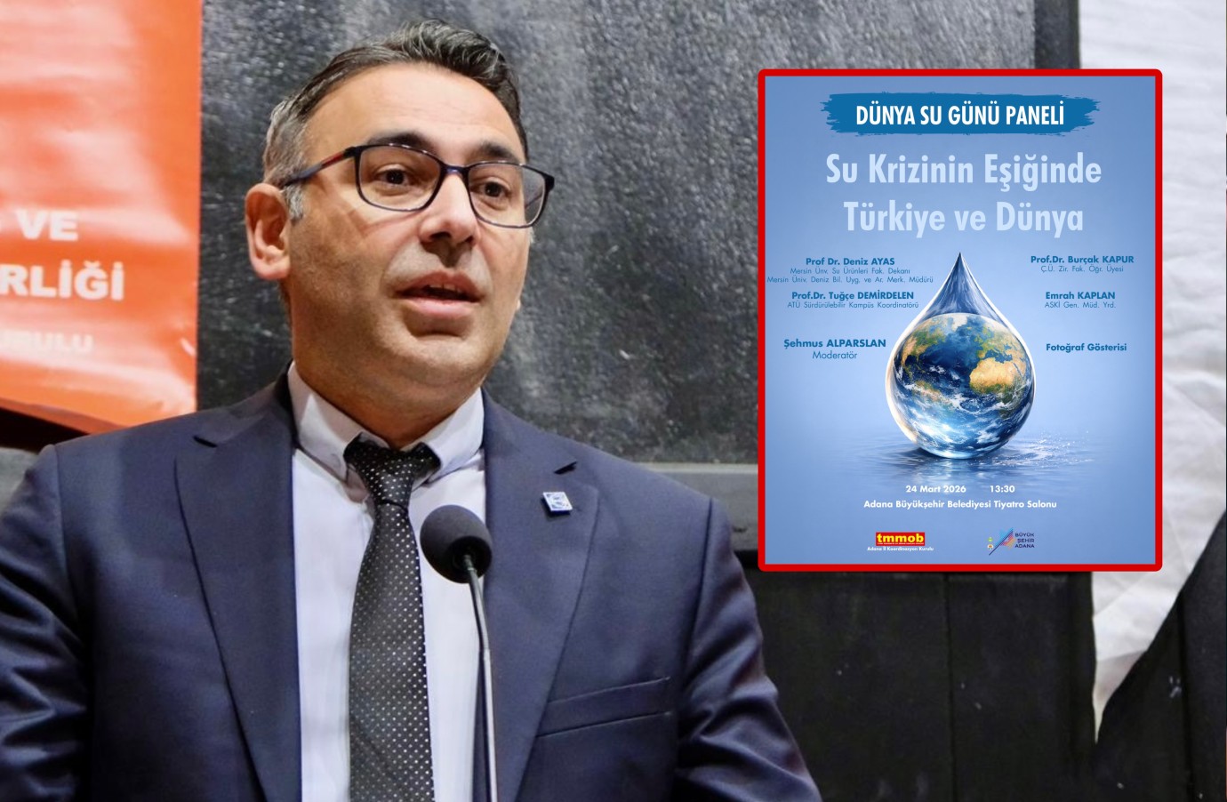 Adana’da Su Krizi Paneli Düzenlendi