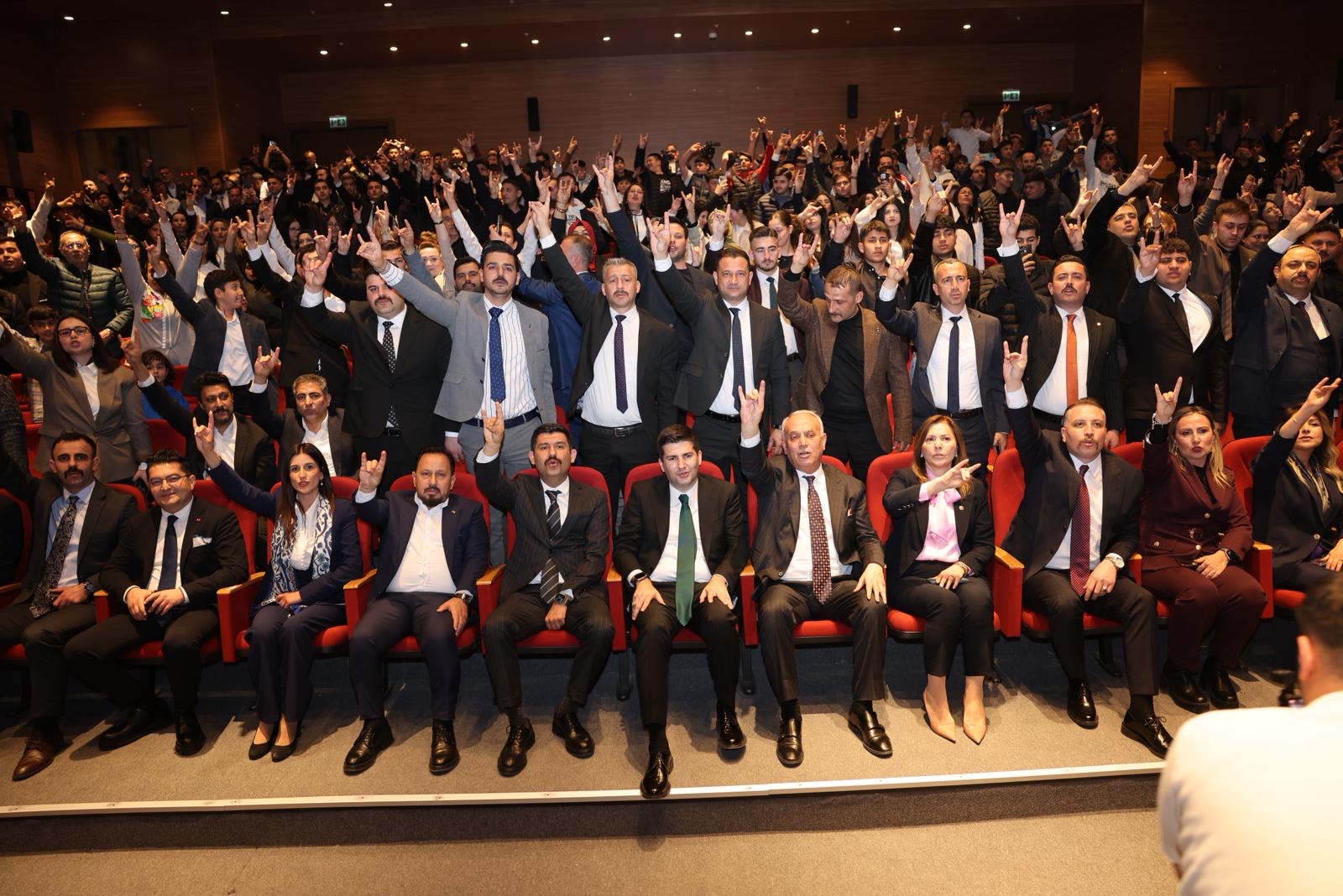 Ülkü Ocakları Eğitim ve Kültür Vakfı Genel Başkanı Sayın Ahmet Yiğit Yıldırım Adana’da