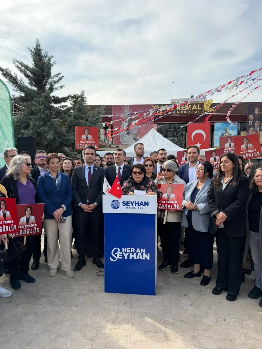 OYA TEKİN’E ÖZGÜRLÜK İSTEDİLER