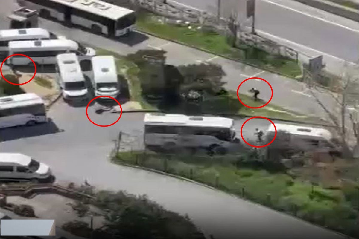 İsrail Konsolosluğu Önünde Çatışma