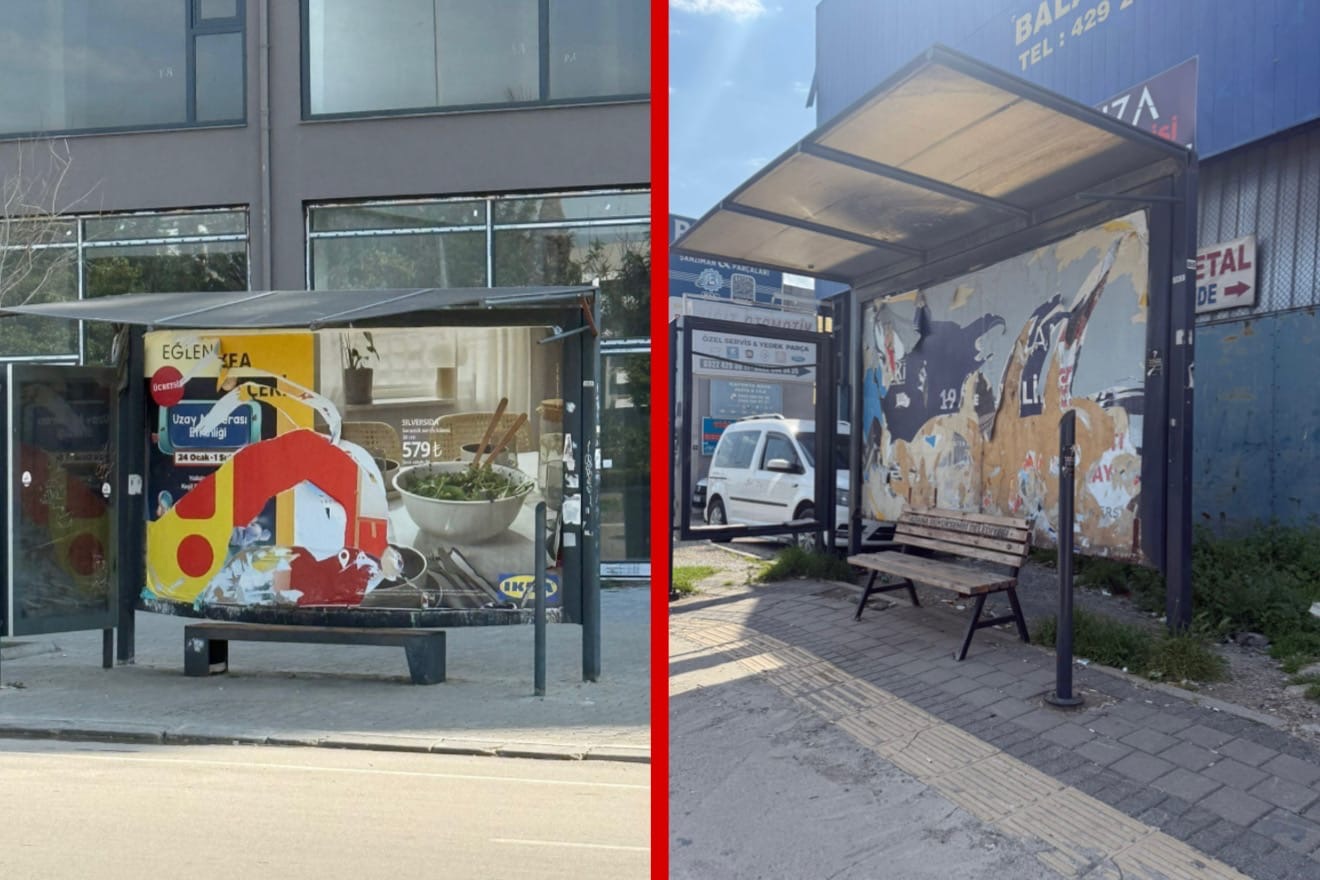 Otobüs Durakları Delik Deşik