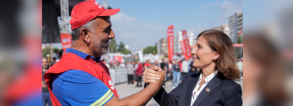 Başkan Oya Tekin: Adil yarınları birlikte inşa edeceğiz