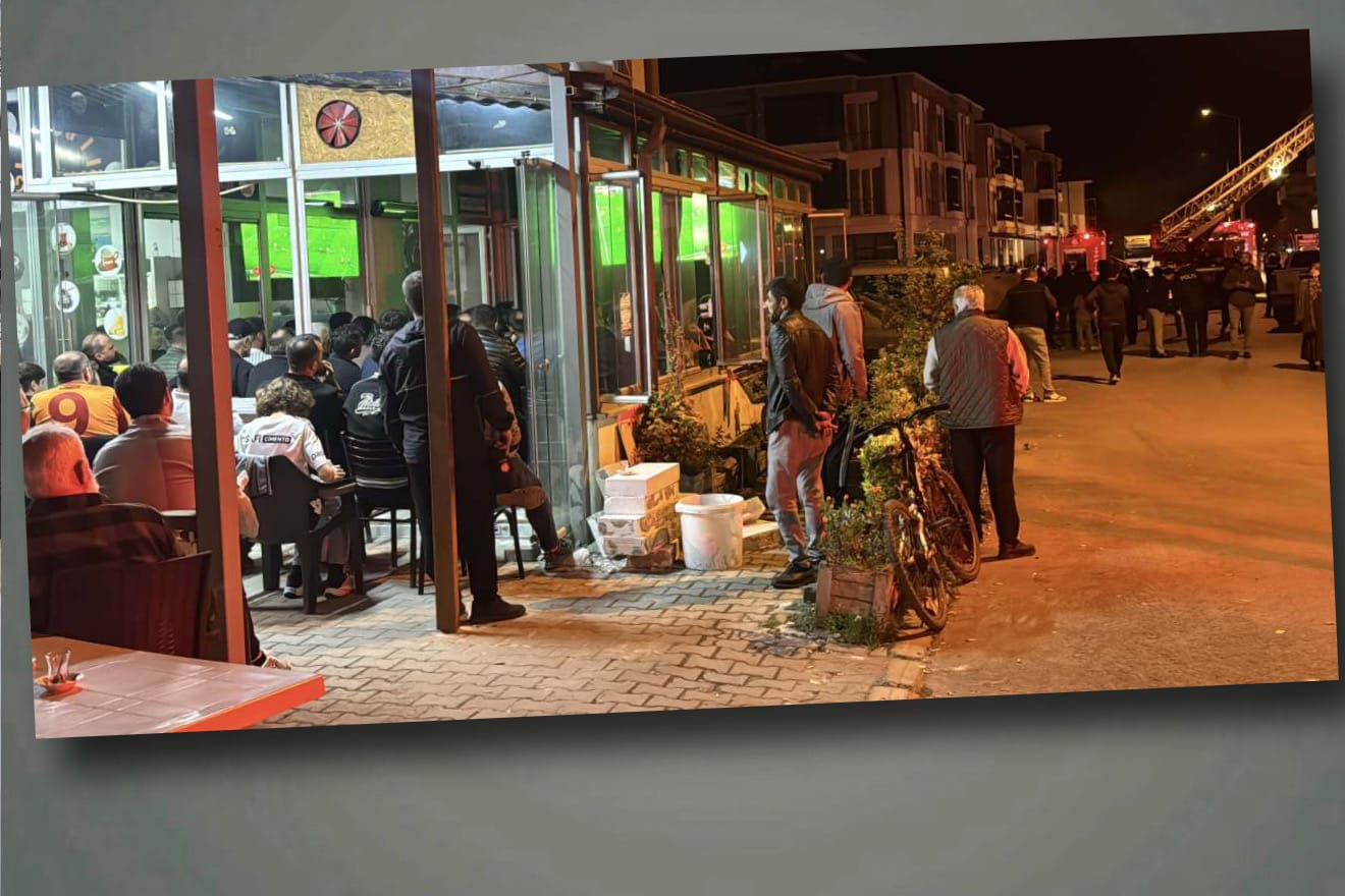 Mahalle Yanarken Derbi Seyrettiler