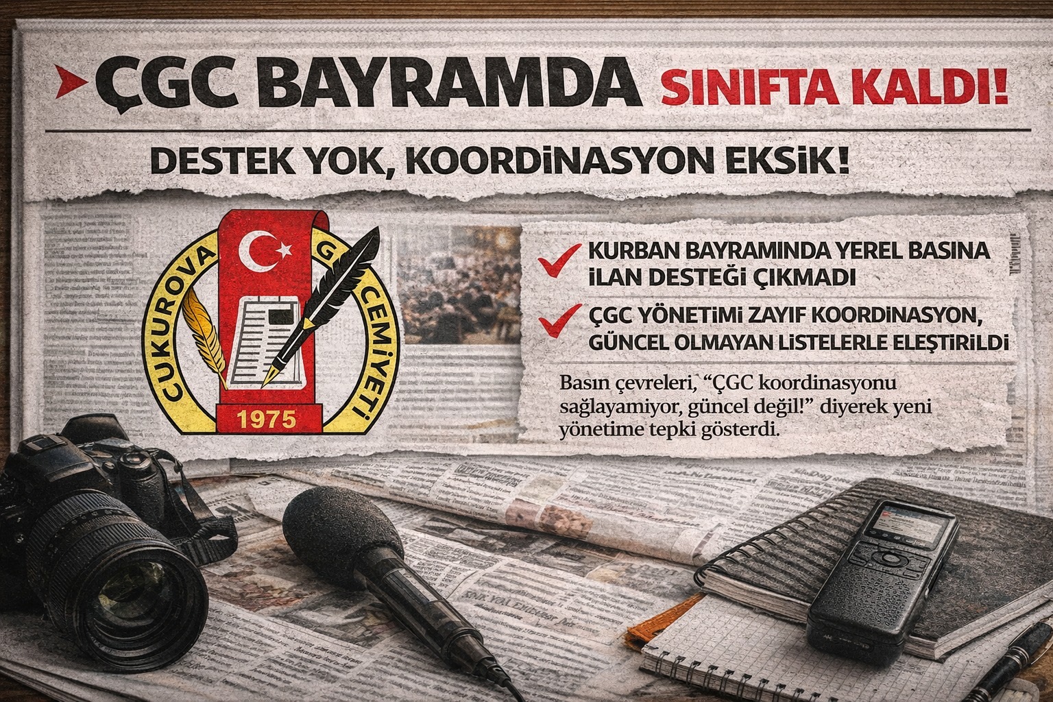 ÇGC BAYRAMDA SINIFTA KALDI!