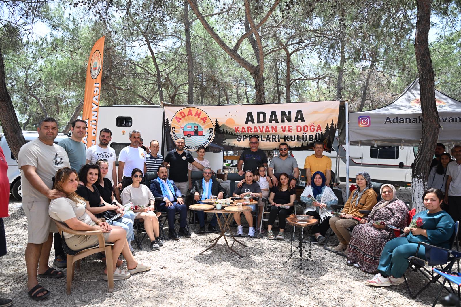 SARIÇAM BELEDİYESİ KARAVAN PARKI HİZMETE AÇILDI