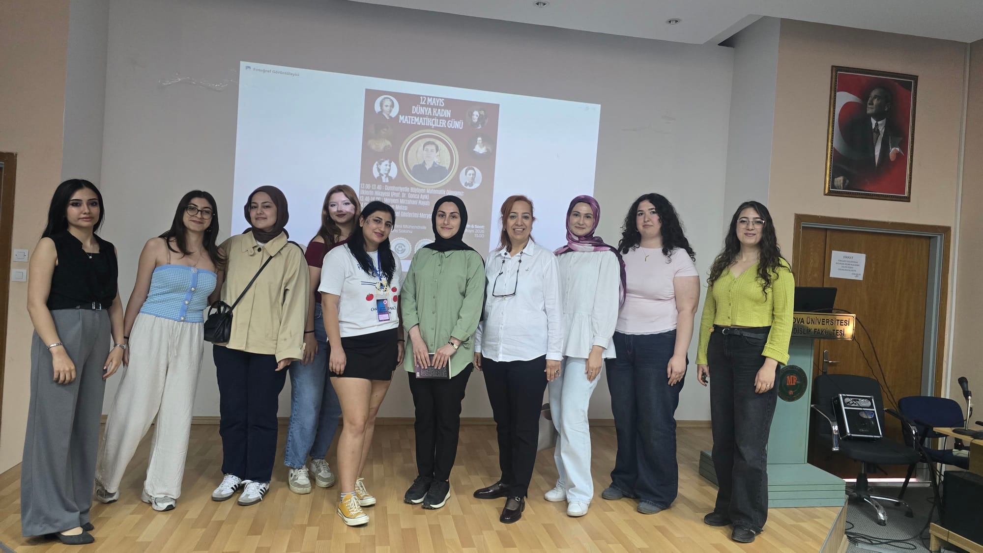 Çukurova Üniversitesinde “Dünya Kadın Matematikçiler Günü” Etkinliği Gerçekleştirildi