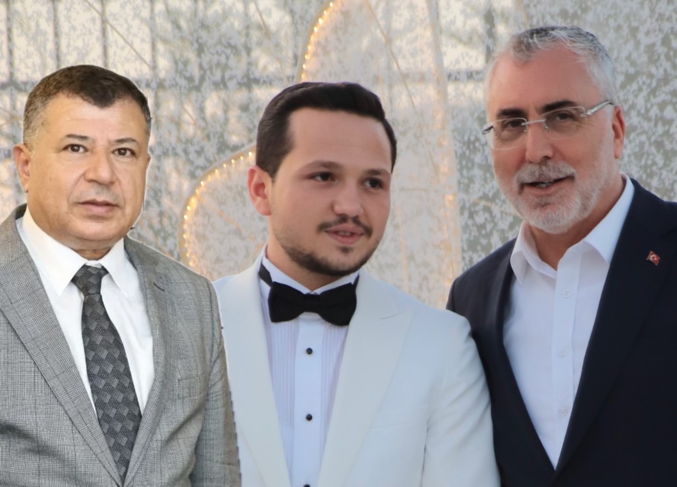 Bakan, Oğlunun Nikah Şahidiydi
