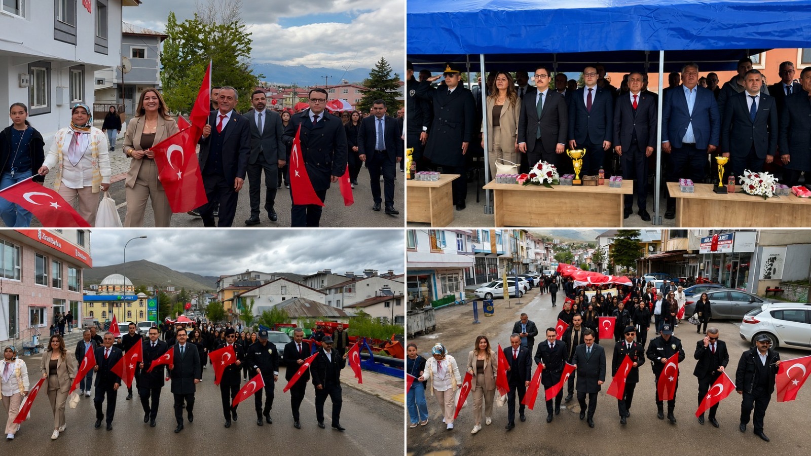 Tufanbeyli’de 19 Mayıs Coşkusu Sokaklara Taştı
