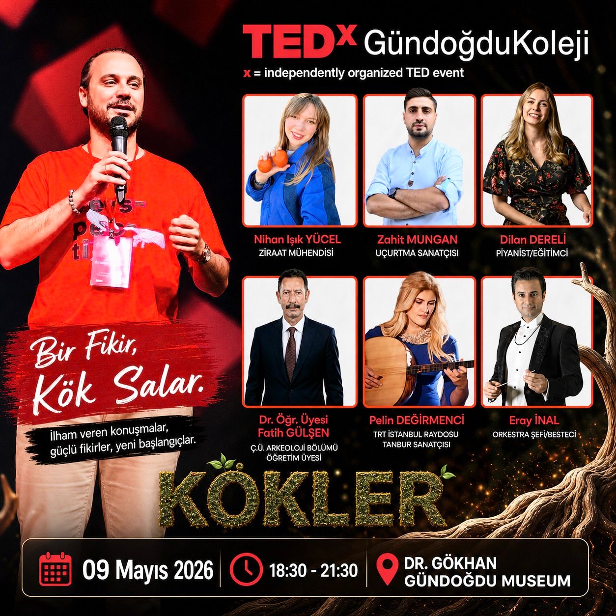 TEDxGündoğduKoleji ‘KÖKLER’ ile geliyor