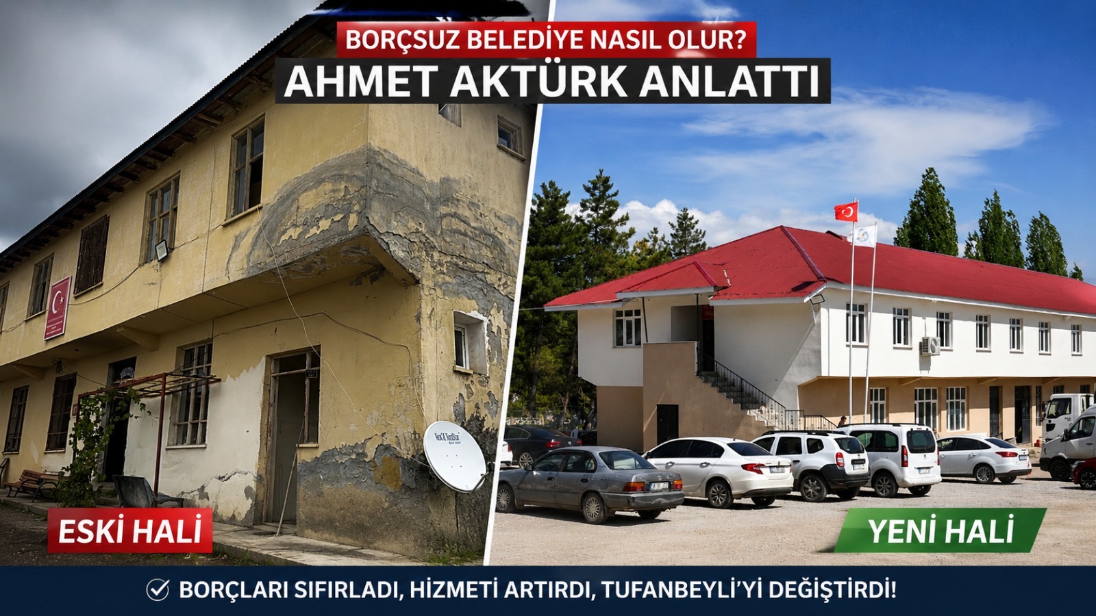 Tufanbeyli’de Mezarlıktan Haciz Kaldıran Başkanın Başarı Hikayesi