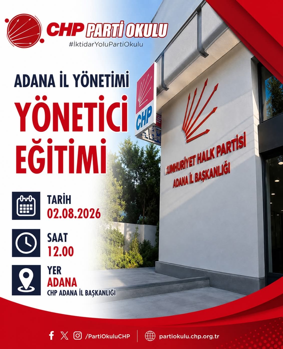 CHP Adana İl Örgütü’ne Verilecek Eğitim Tartışma Yarattı