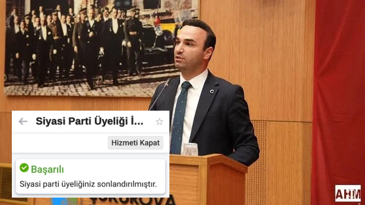 CHP Çukurova Belediye Meclis Üyesi Mert Lük Partisinden İstifa Etti