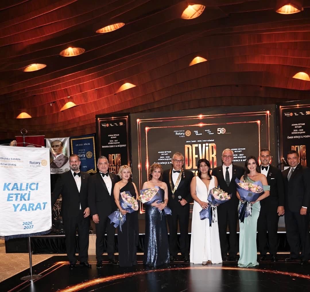 Seyhan Rotary’de  devir teslim yapıldı