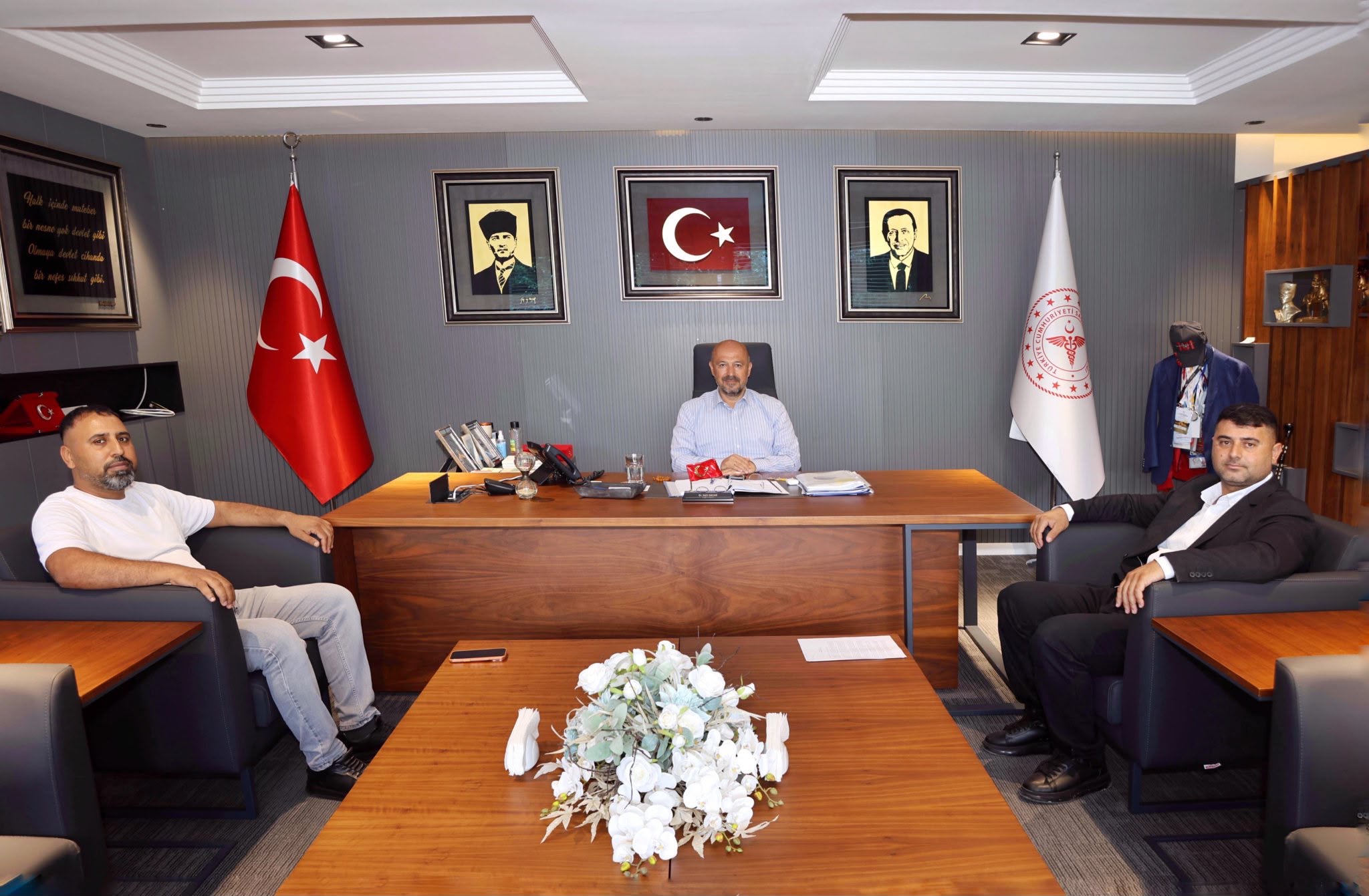 Nacar, Yüreğirli muhtarlara sağlık hizmetlerini anlattı