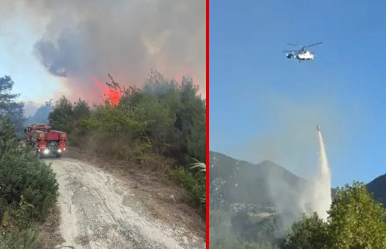 Kozan’da Orman Yangını: 40 Hane Tedbir Amaçlı Tahliye Edildi